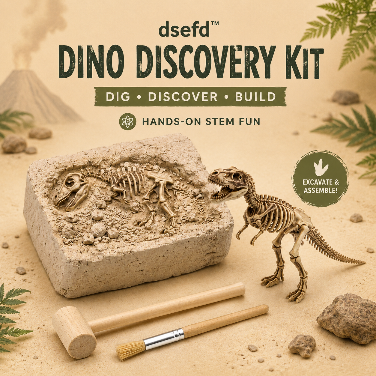 dsefd™ Dino Discovery Excavation Kit
